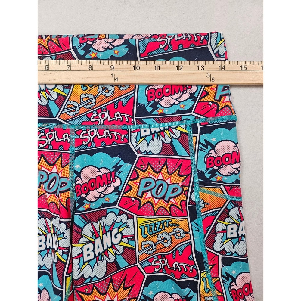 Constantly Varied Gear CVG Comic Pop Art Athletic Shorts Womens Medium 5in - Picture 4 of 10